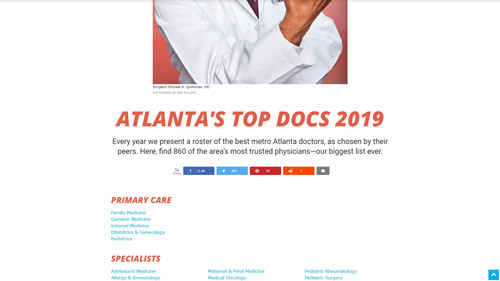 Atlanta's Top Doctors