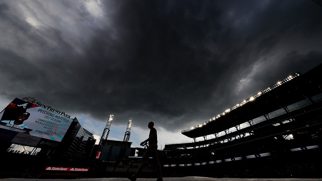 Why so many Atlanta Braves rain delays? Science could explain.